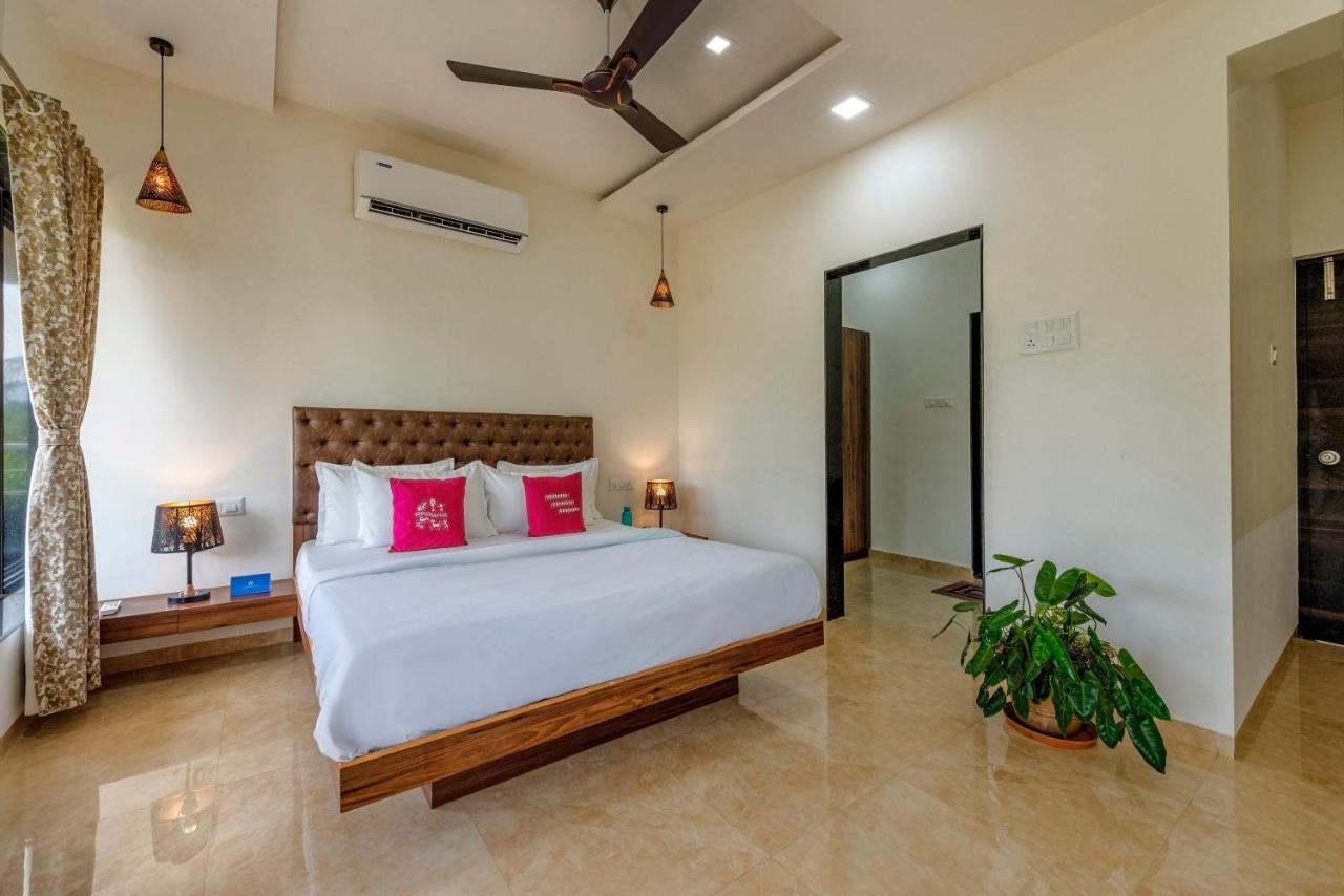Saffronstays Lakeview Nivara - Farm Stay Villa With Private Pool Near Pune Exterior foto
