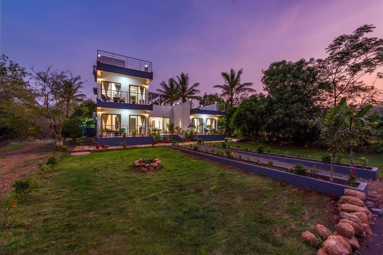 Saffronstays Lakeview Nivara - Farm Stay Villa With Private Pool Near Pune Exterior foto